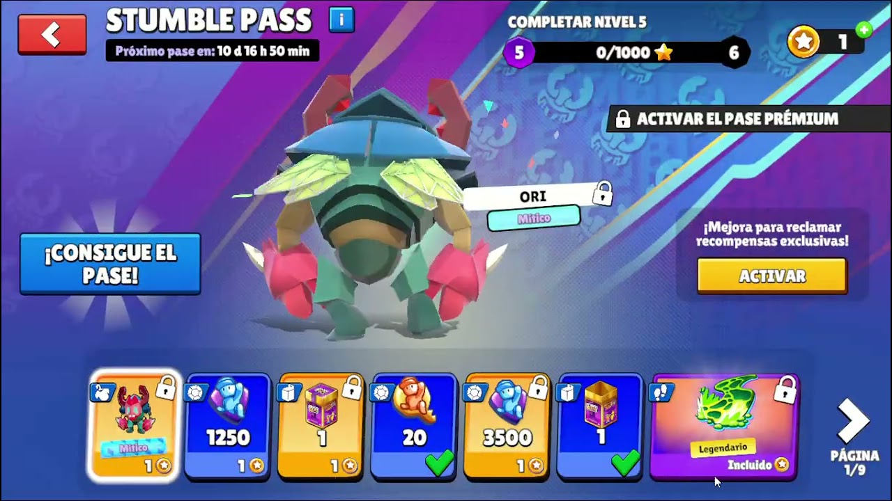 jugue stumble guys en modo equipo