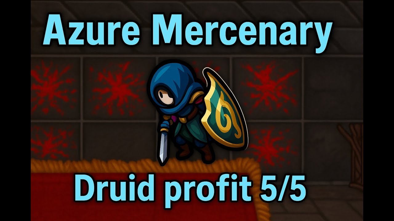 How to get RICH - AZURE MERCENARY | DRUID [LVL220+] |1,7kk/h XP | MEDIVIA online.