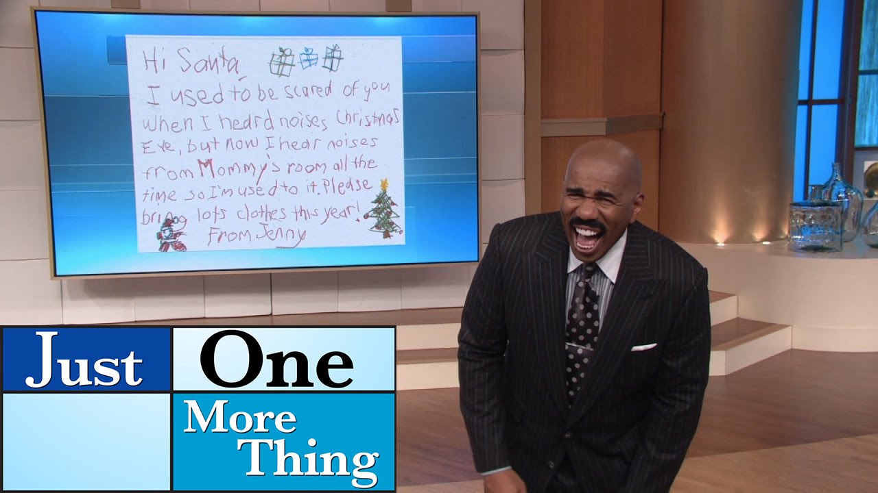 Hilarious kids' letters to Santa! || STEVE HARVEY