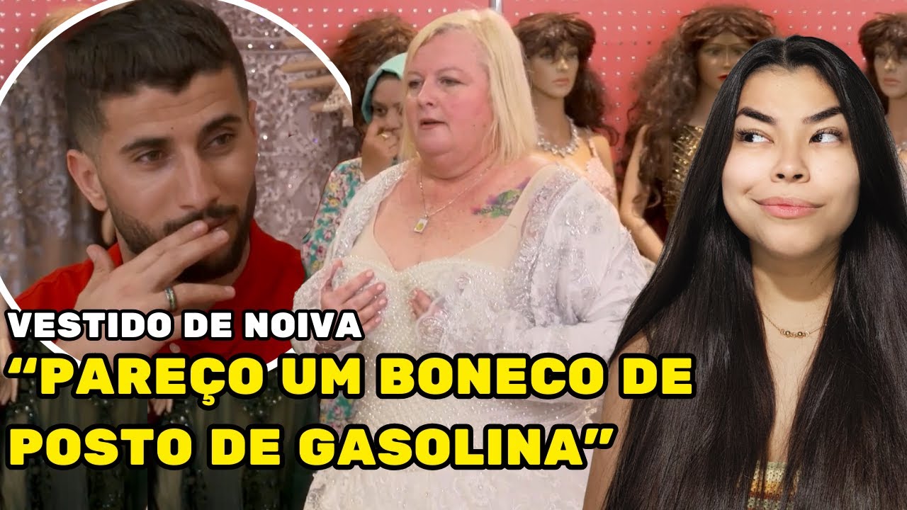 ELA ACREDITA EM UM FLERTE ENTRE ELE E VENDEDORA, ENQUANTO ELA ESCOLHE VESTIDO DE NOIVA - 06