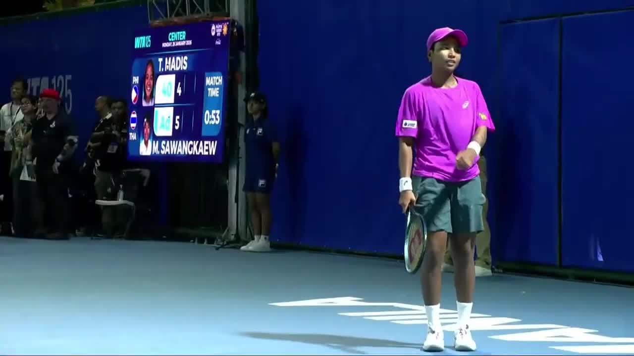 Tenielle Madis BATTLES HARD in Set 1 vs. Mananchaya Sawangkaew  | 2026 PHILIPPINE WOMEN’S OPEN