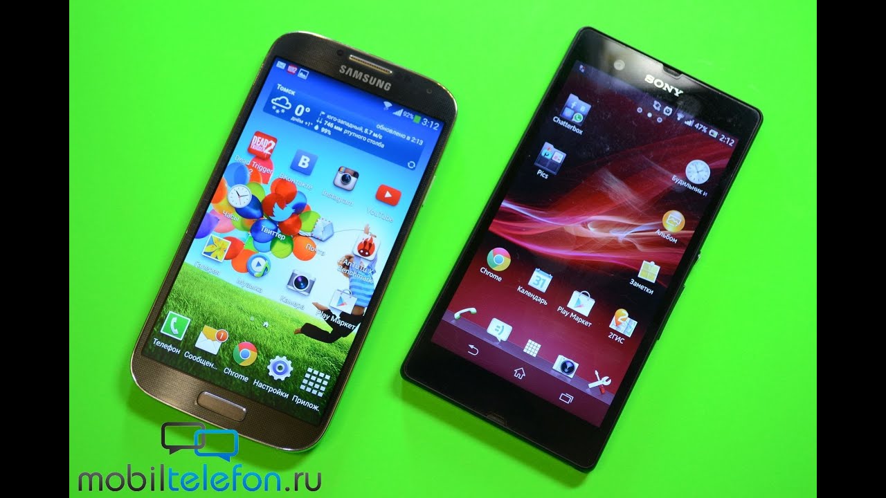 Обзор-сравнение Samsung Galaxy S4 и Sony Xperia Z (SGS4 vs SXZ)