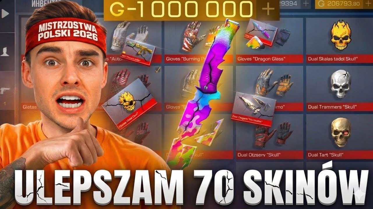 😱ULEPSZA SKINA CO KAŻDĄ ŚMIERĆ NA LEGENDZIE!💰ZBANKRUTOWAŁEM… 😩