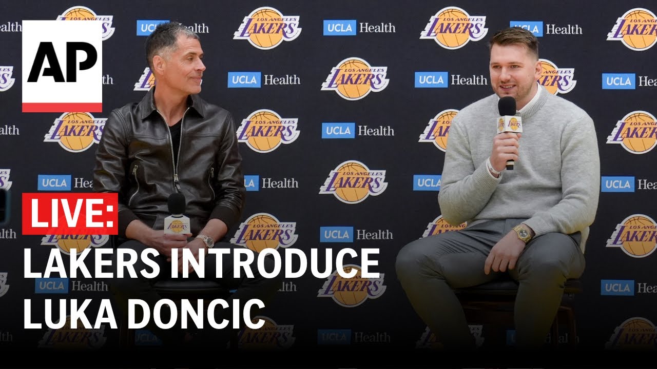 LIVE: Lakers introduce Luka Doncic in press conference