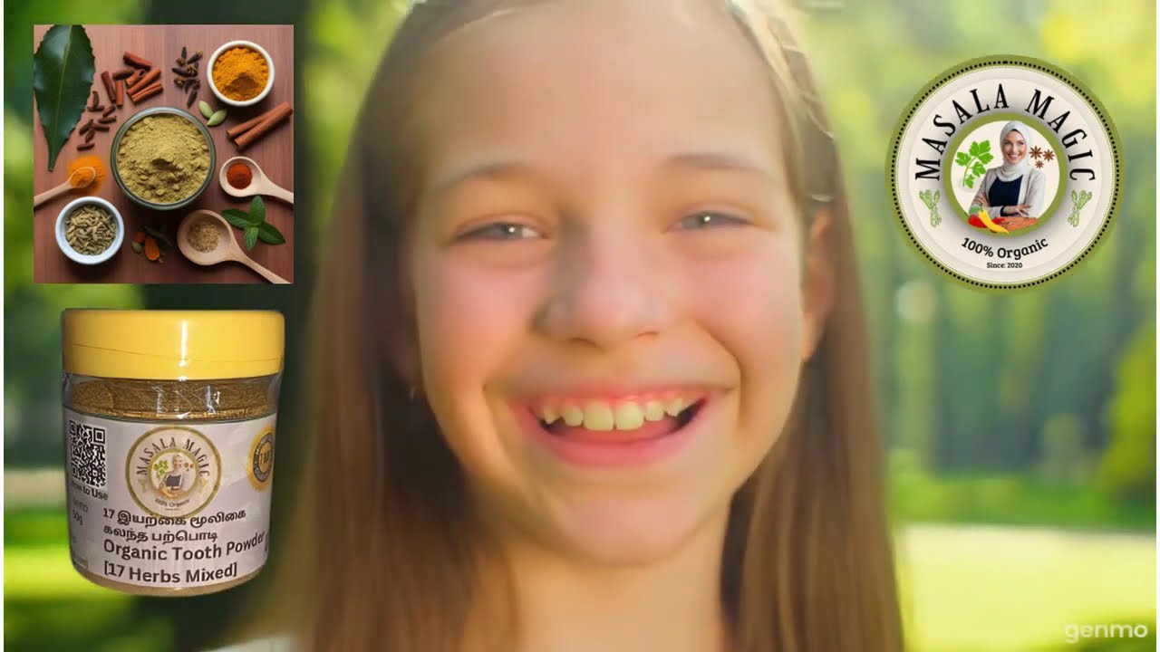 Organic toothpowder