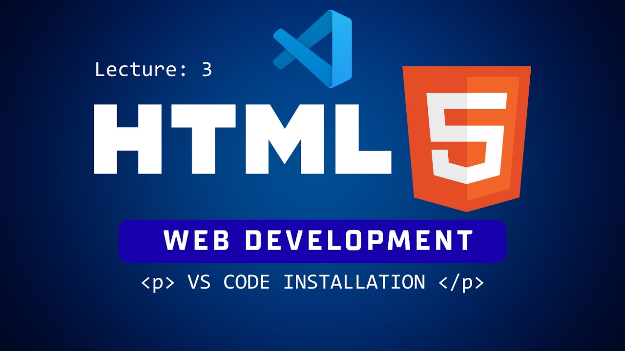 HTML Tutorial for Beginners in Hindi | VS Code Installation & Live Server | First HTML Document