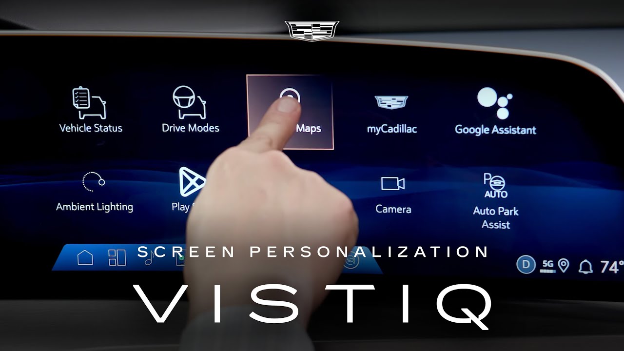 2026 VISTIQ | Customize Your Digital Display Experience | Cadillac