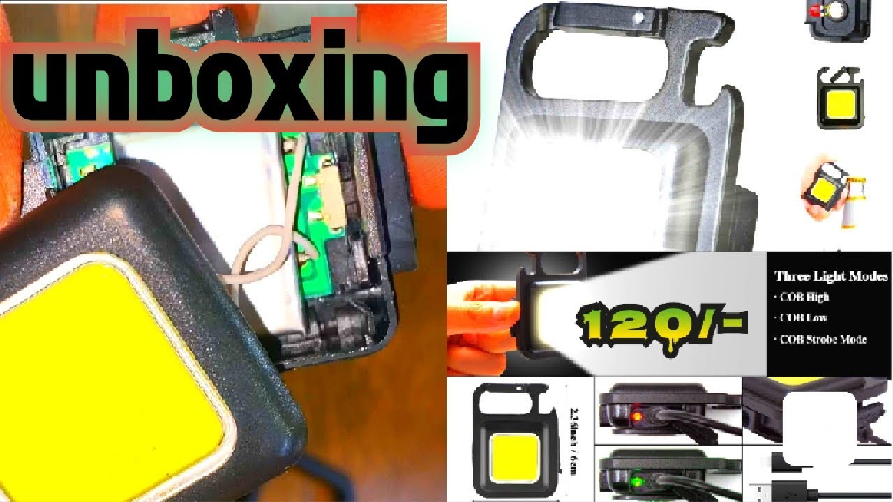 Light for youtube video || Rechargeable LED Keychain Light Review
