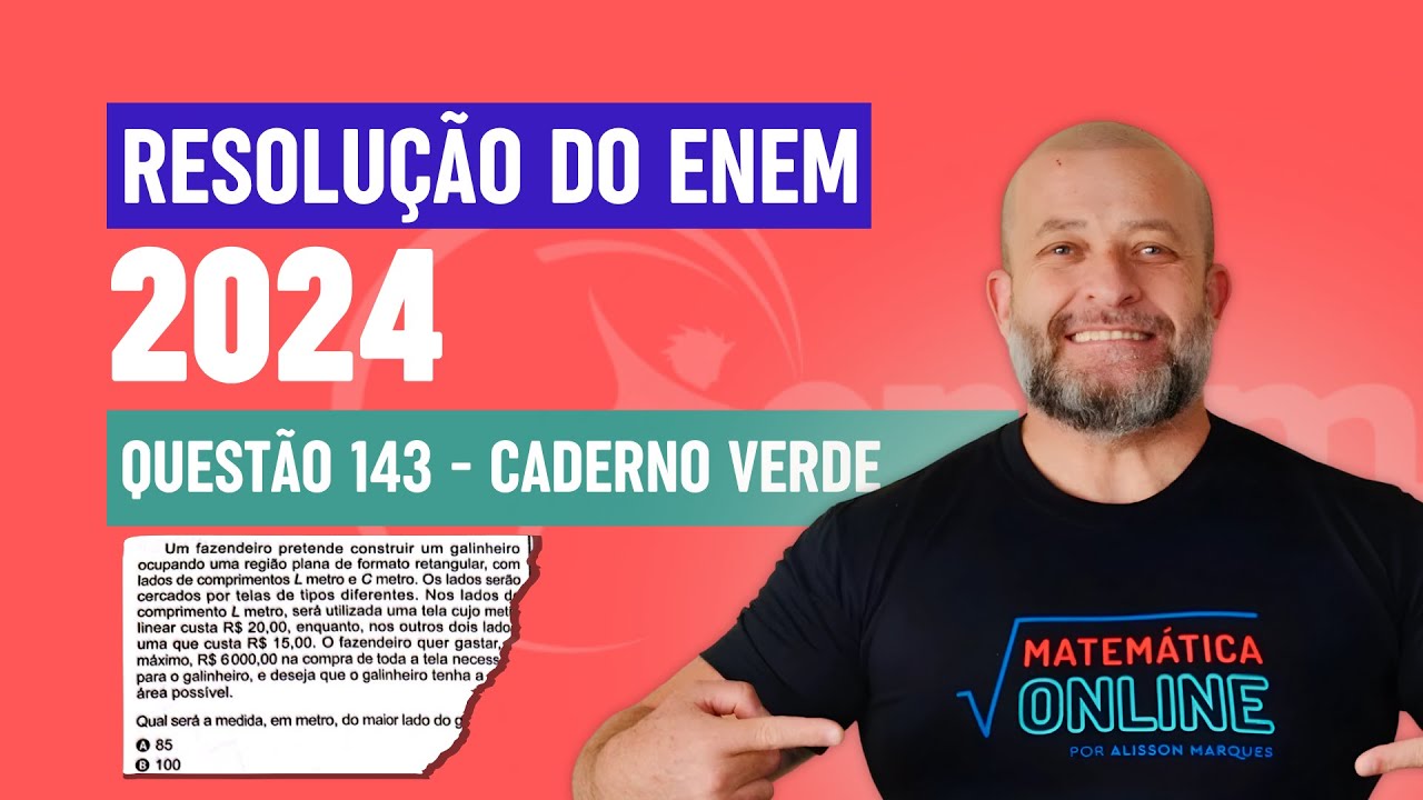 QUESTAO 143 - ENEM 2024 - CADERNO VERDE