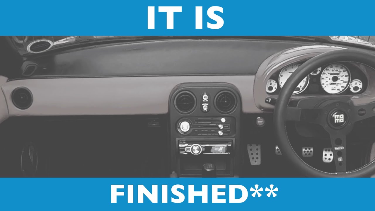 NA Miata/MX-5 Dashboard Reinstallation | Dashboard Renovation Pt.3