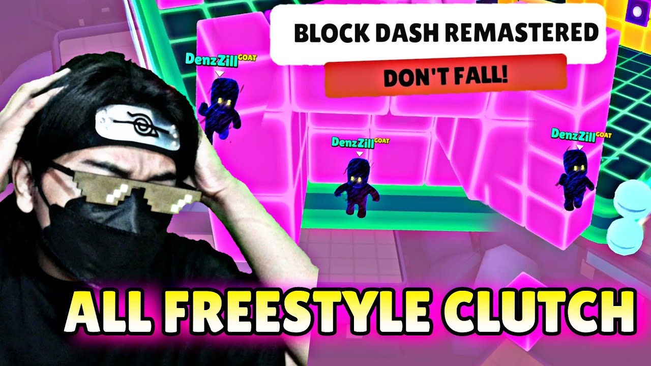 ALL FREESTYLE CLUTCH AT NEW BLOCK DASH REMASTERED MAP SIUUU 😱 NEW UPDATE STUMBLE GUYS VERSION 0.79