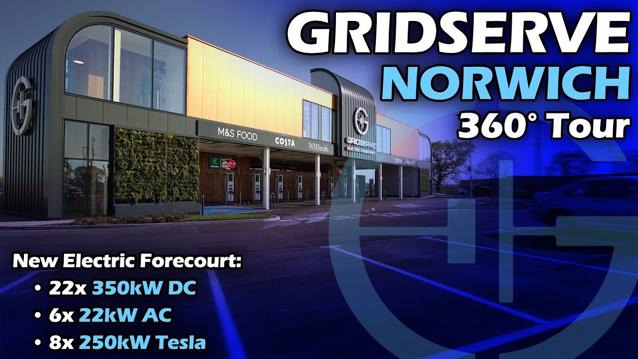 Gridserve Norwich is now open - 360&deg; Walk around tour