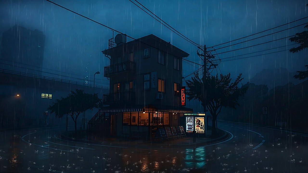 3AM in Rainy Tokyo 🌧️ 80s Nostalgia Lofi Beats