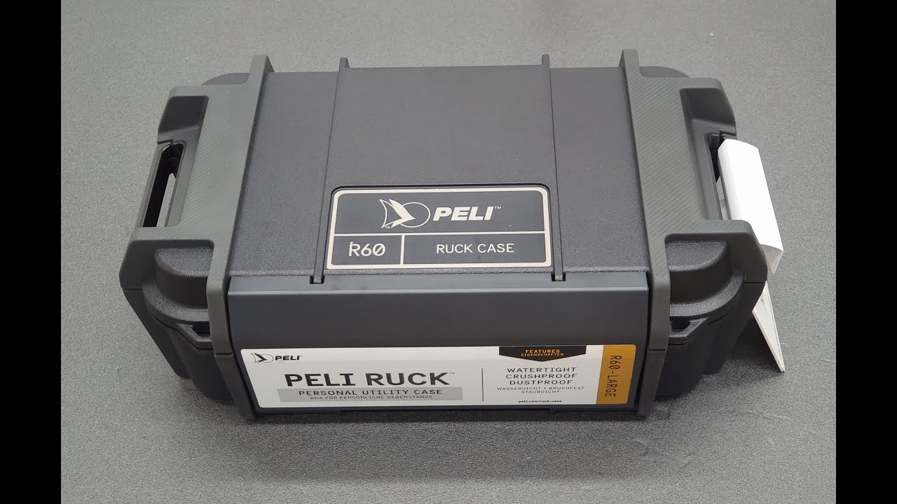 Peli R60 Personal Utility Ruck Case  Pelican