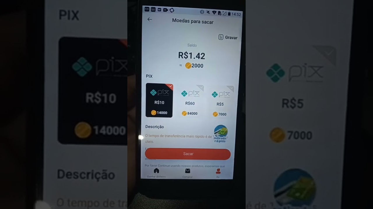 APLICATIVO PARA GANHAR DINHEIRO DE VERDADE VIA PIX #shorts