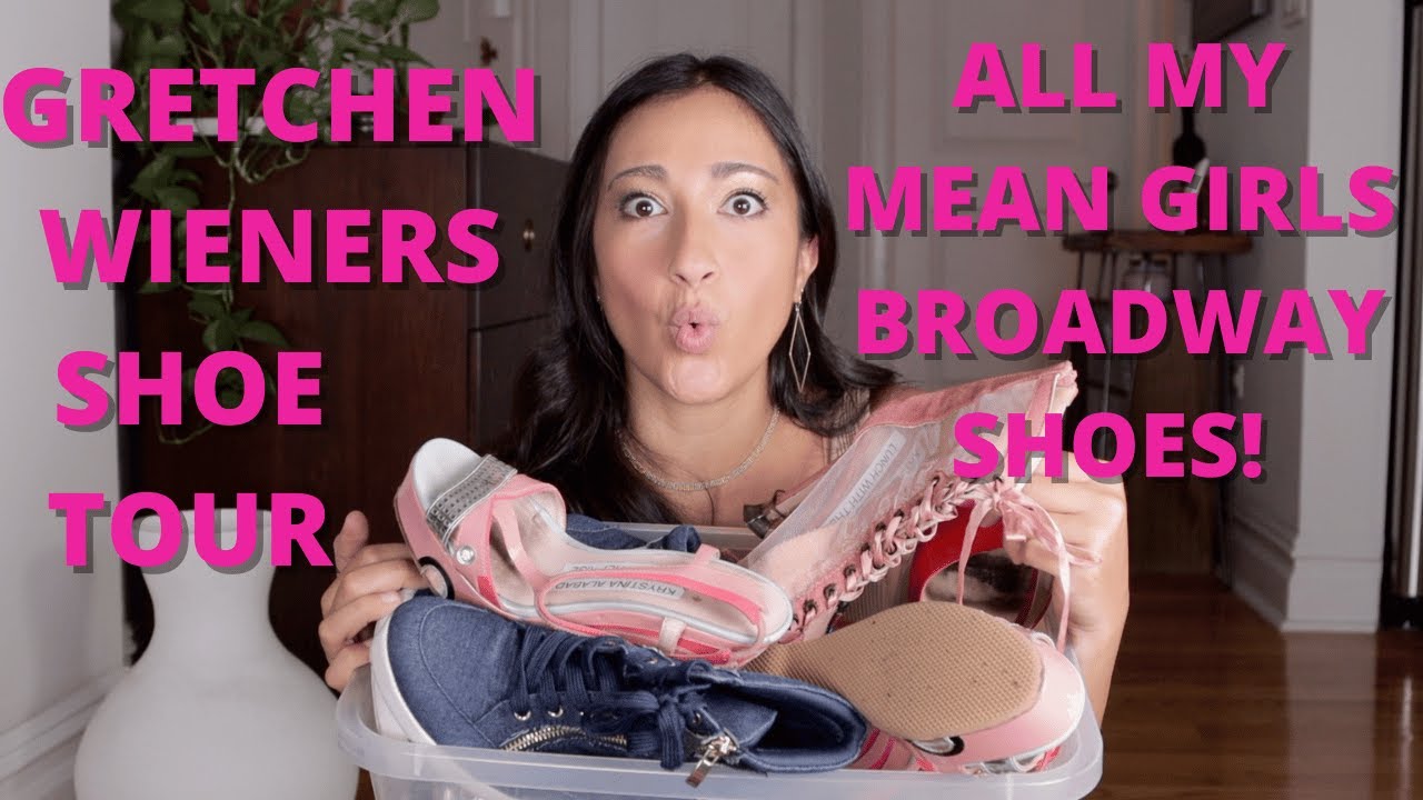 All My Gretchen Wieners Shoes from Mean Girls on Broadway!