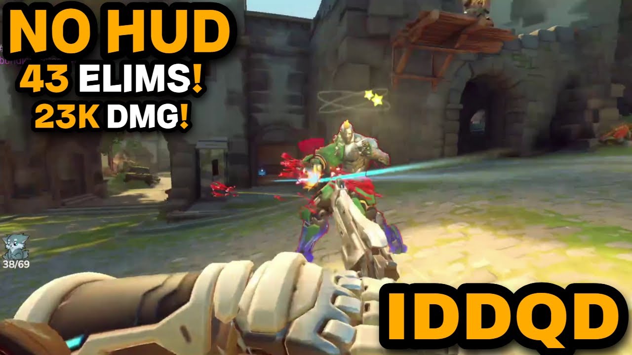 CHAT HAD TO NERF HIM! 43 ELIMS! IDDQD CASSIDY OVERWATCH 2 SEASON 11
