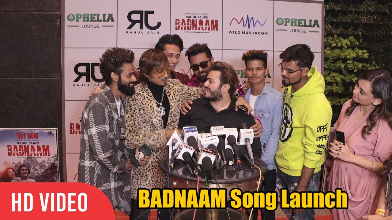 Adnan Shaikh with Friends at BADNAAM Song Launch | FULL VIDEO