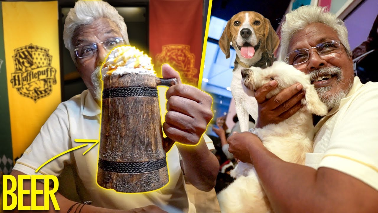 DAD drinks BEER?! 😨😝| Best Themed Restaurants in Chennai 🔥😋