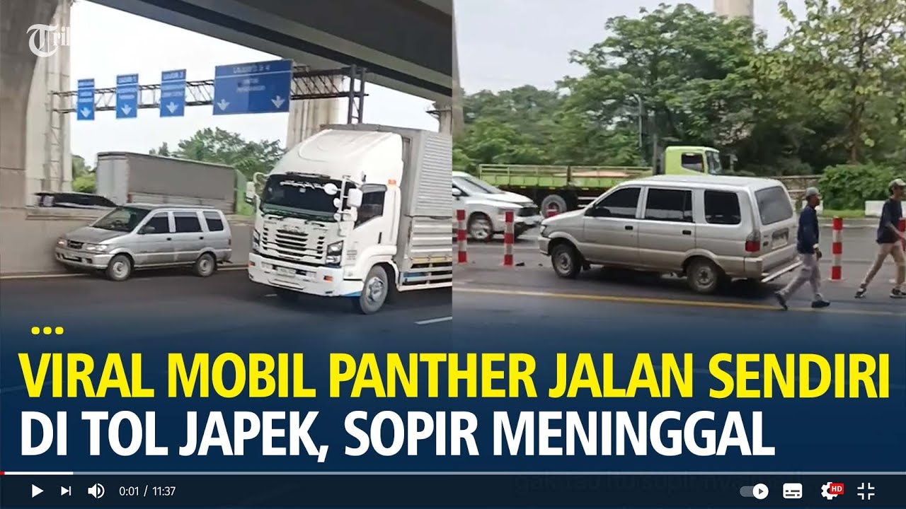 Kronologi Mobil Panther Jalan Sendiri di Tol Japek, Sopir Sakit hingga Meninggal Dunia
