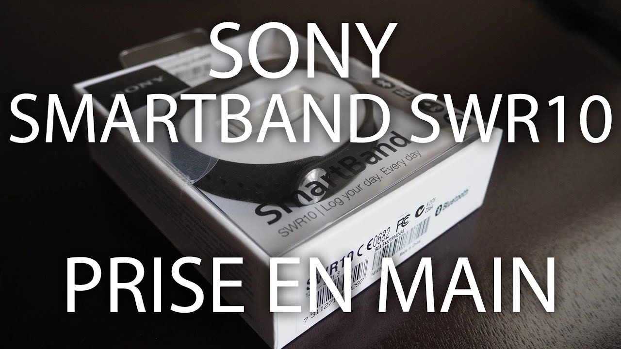 Prise en main du Sony SmartBand SWR10