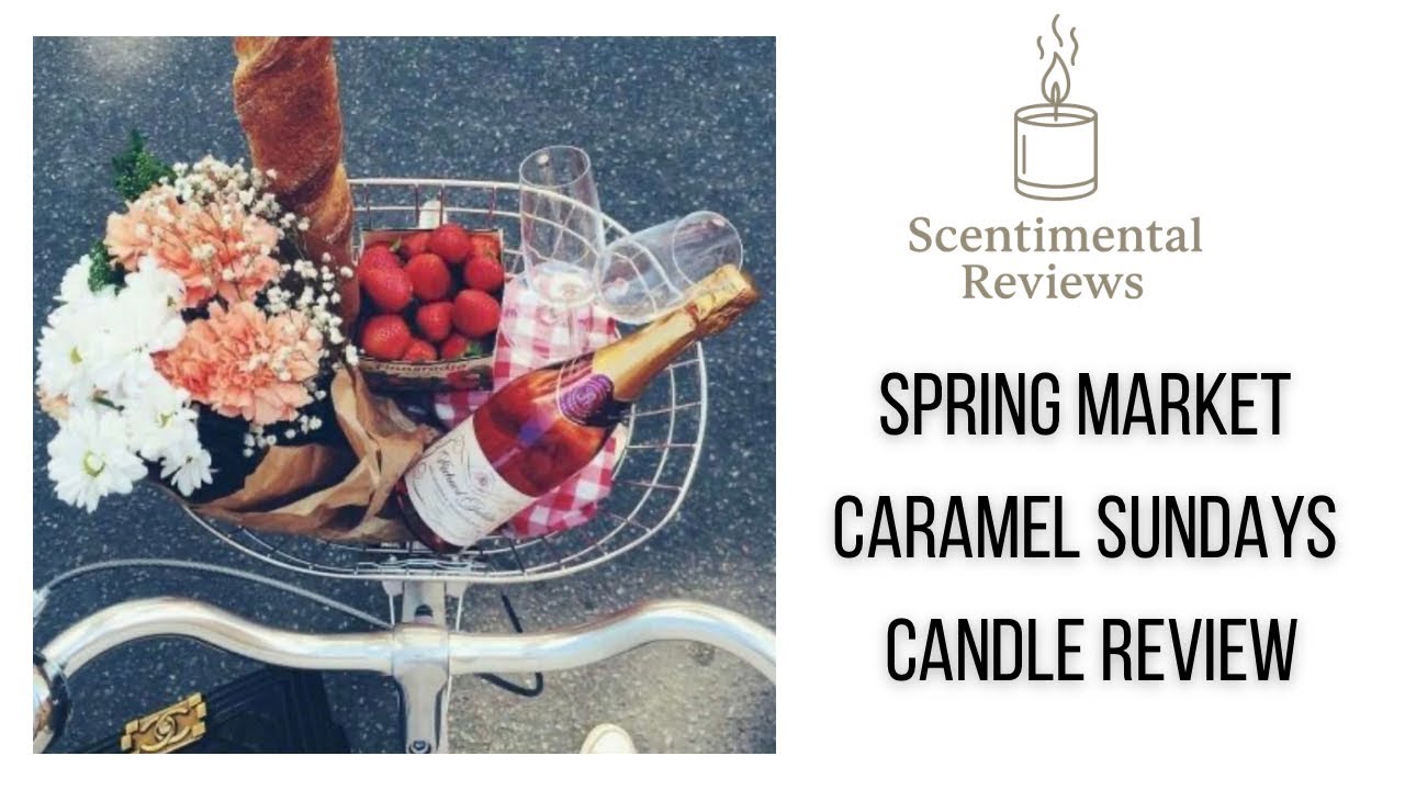 🍏🌸Spring Market Candle Review | Caramel Sundays 