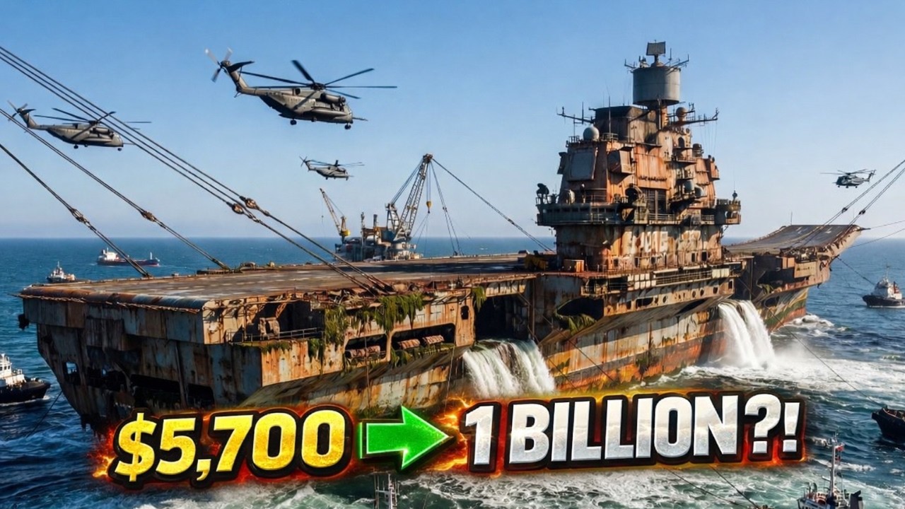 We Bought a Soviet Aircraft Carrier for $5,700 — Now It’s Worth $1 BILLION!