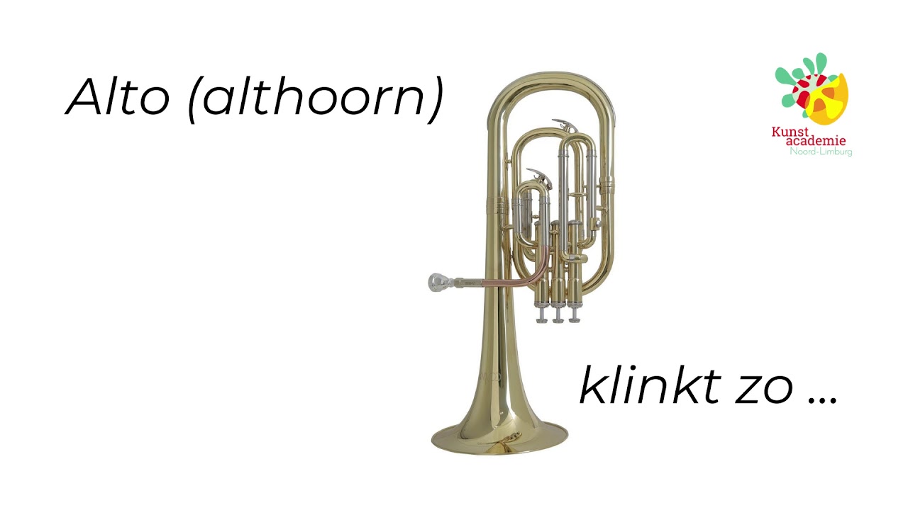 Alto (althoorn) klinkt zo