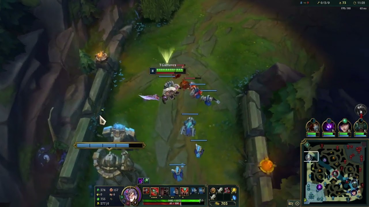 Tryndamere vs Quinn. Platinum