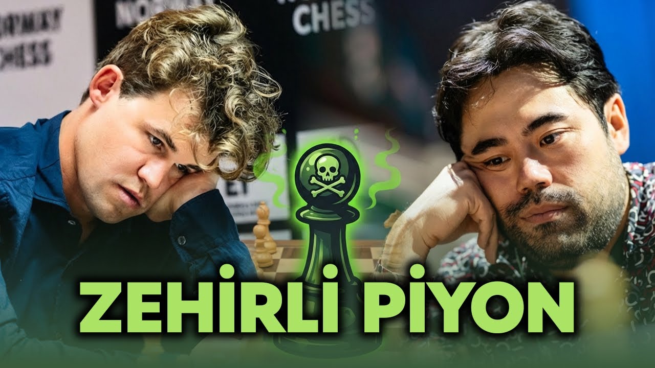 Carlsen vs Nakamura! ZEHİRLİ PİYONU ALDI ve MÜKEMMEL TEKNİKLE KAZANDI