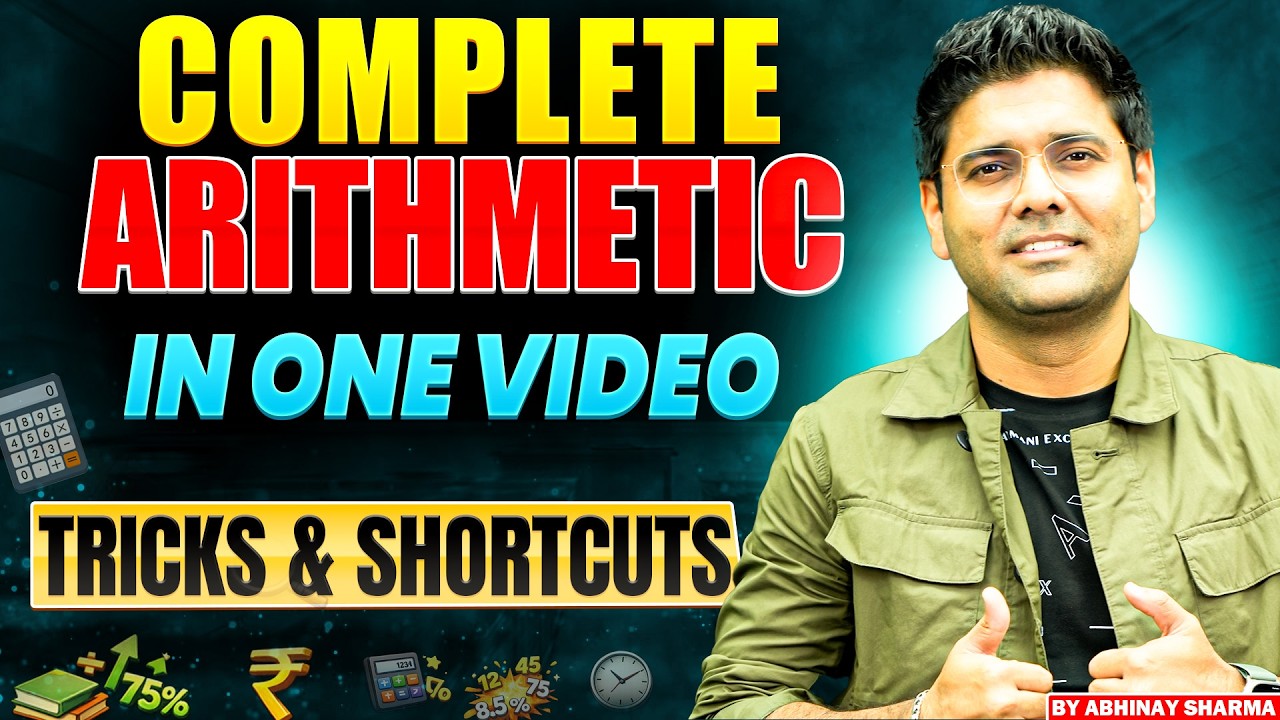 All tricks and Shortcut of complete Arithmetic by Abhinay sharma @ABHINAYMATHS