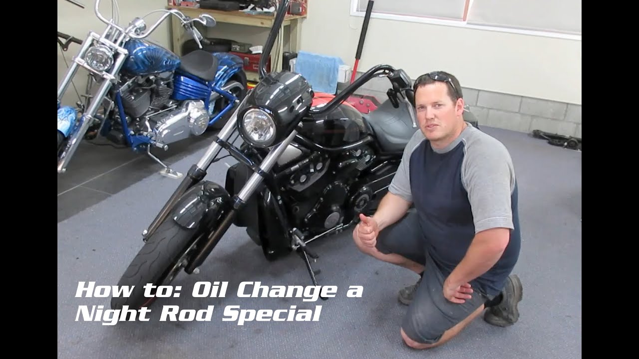 How to oil change a V-rod, Night Rod Special