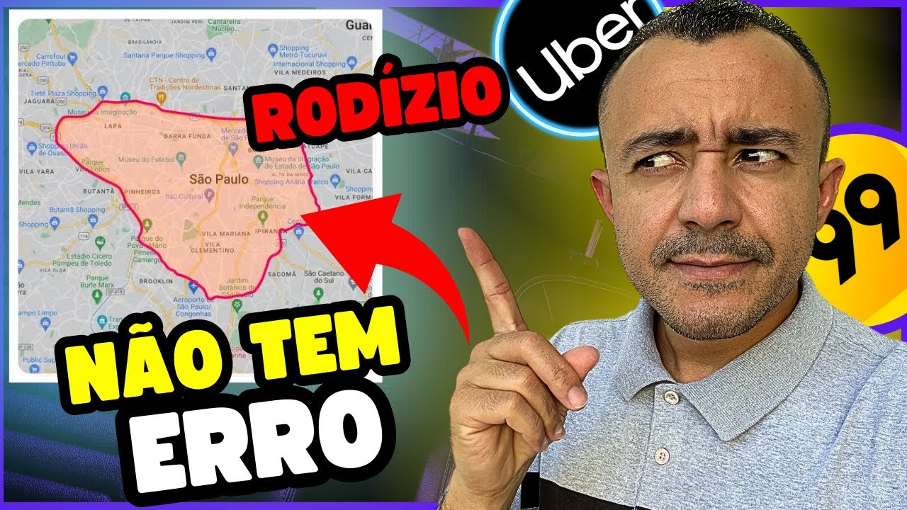 🔵 (Aprenda) Como Trabalhar No Rod&iacute;zio Em S&atilde;o Paulo Na Uber 99Pop!