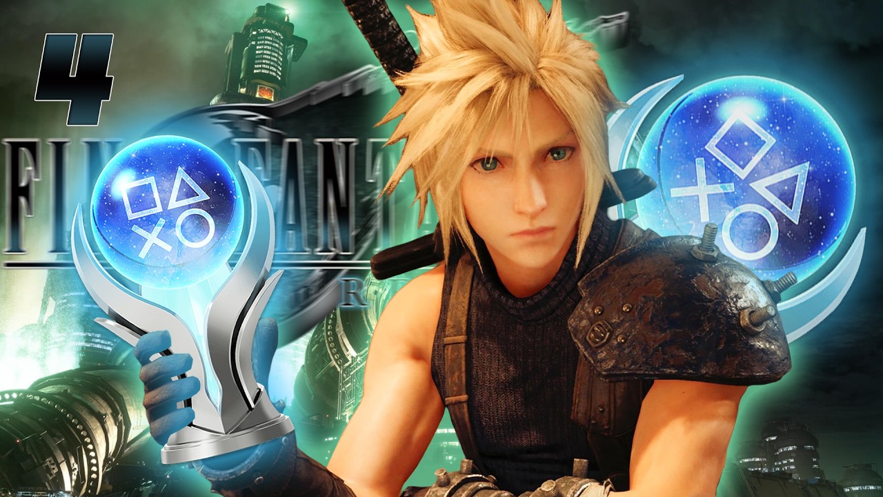 a PLATINA do FINAL FANTASY 7 REMAKE #4 - PS4
