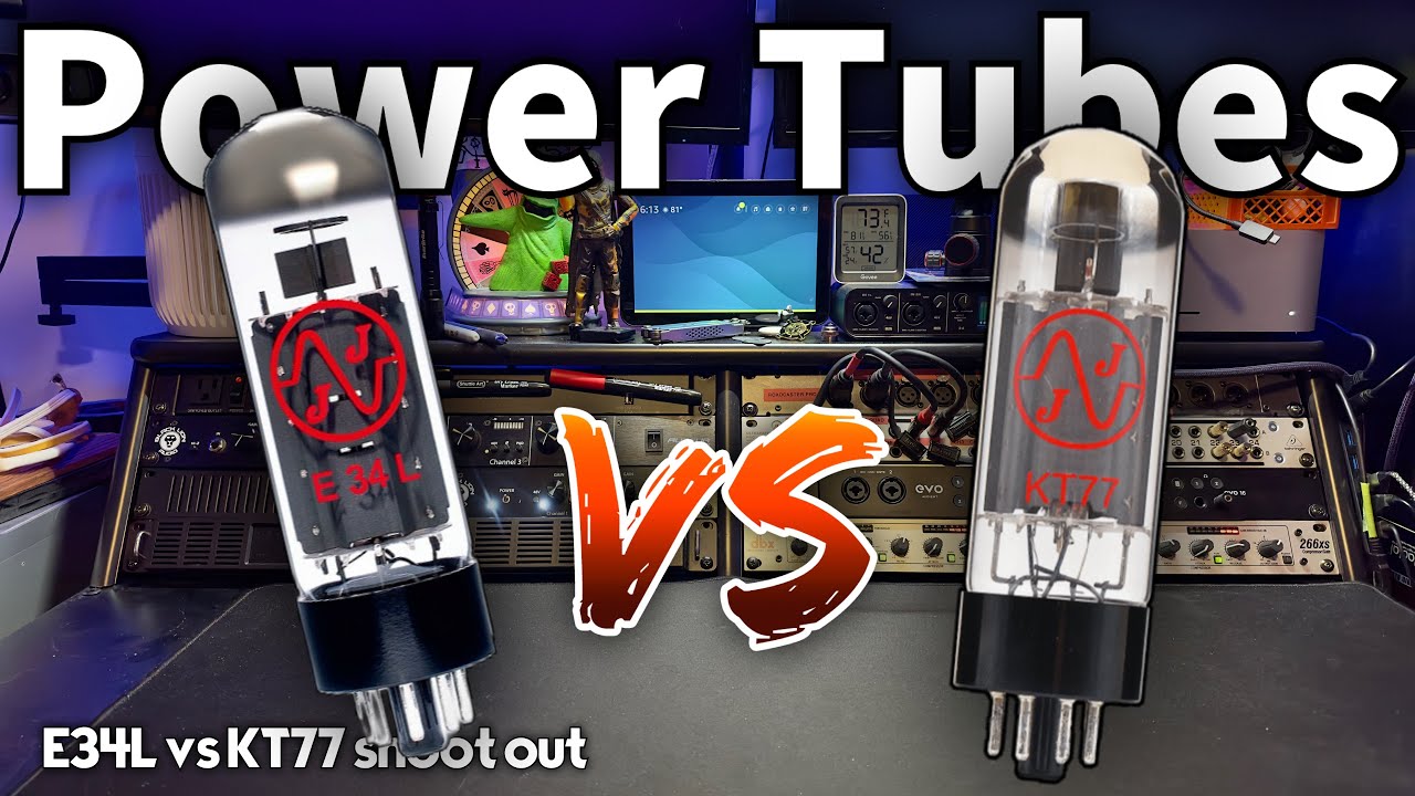 PowerTube comparison JJ E34L vs JJ KT77. Rivera Knucklehead Reverb.