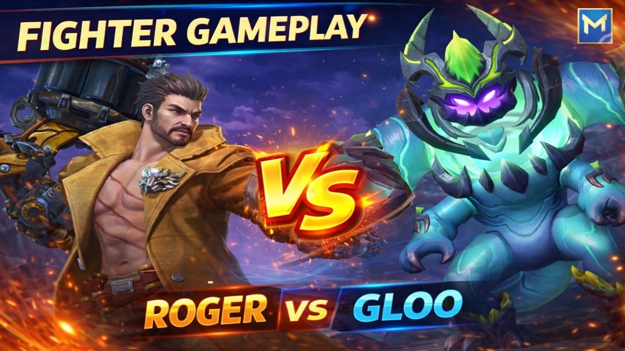 Mlbb fighter gameplay - Roger vs gloo