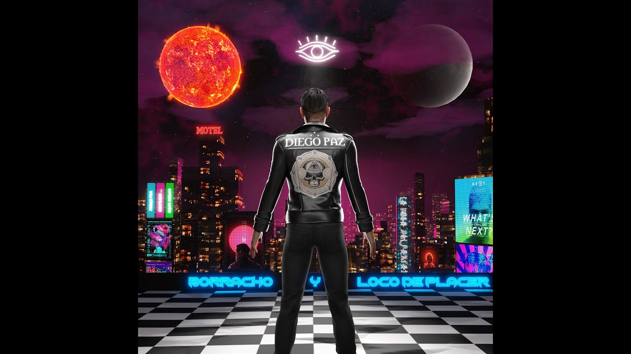 Diego Paz - Borracho Y Loco De Placer [Visualizer] #DiegoPaz  #lyrics  #argentina