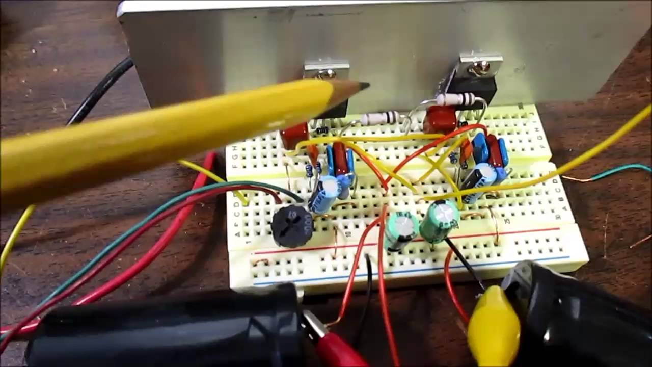 Paralleling audio amplifiers with demo that failed