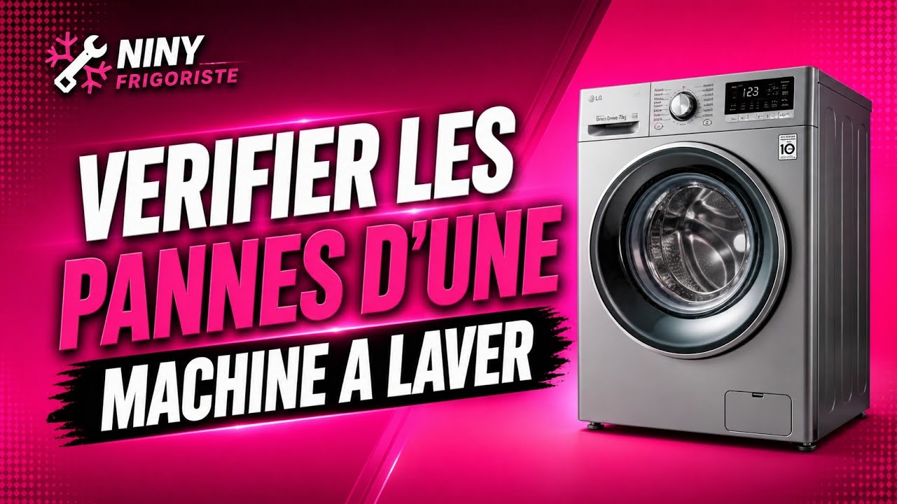 Verifier les pannes et enlever le belt d'une machine  enlever