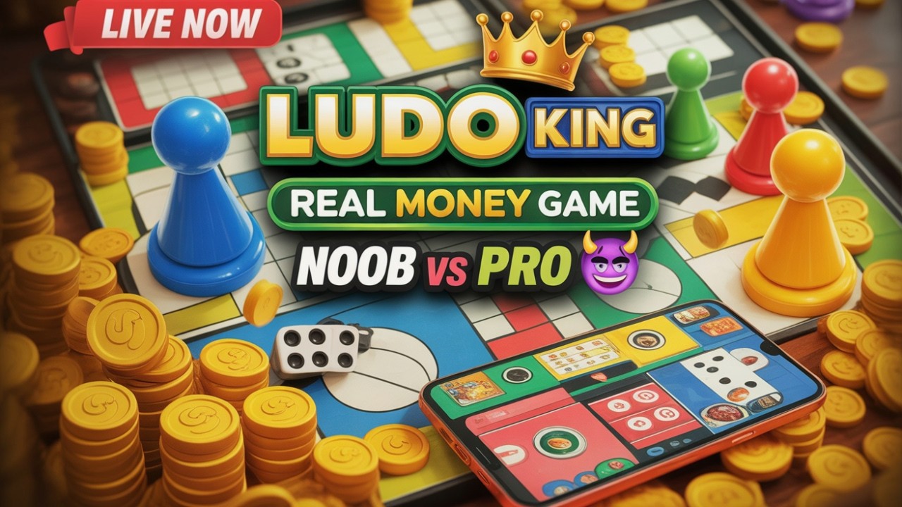 LUDO KING LIVE GAMEPLAY // 4 PLAYER MATCH WITH RANDOMS // CODE IS LIVE // AA JAO SAB 🎲