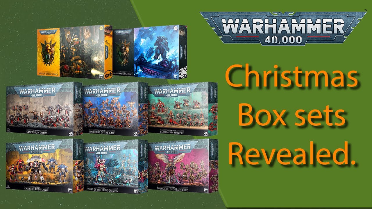 Warhammer 40k Christmas box sets - THEY INCLUDE PRIMARCHS!!!