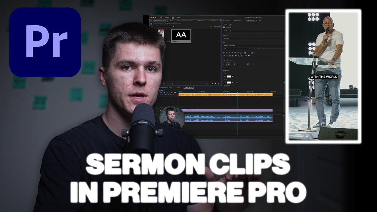 How to Make Sermon Highlight Reels from Your Live Stream in Premiere Pro