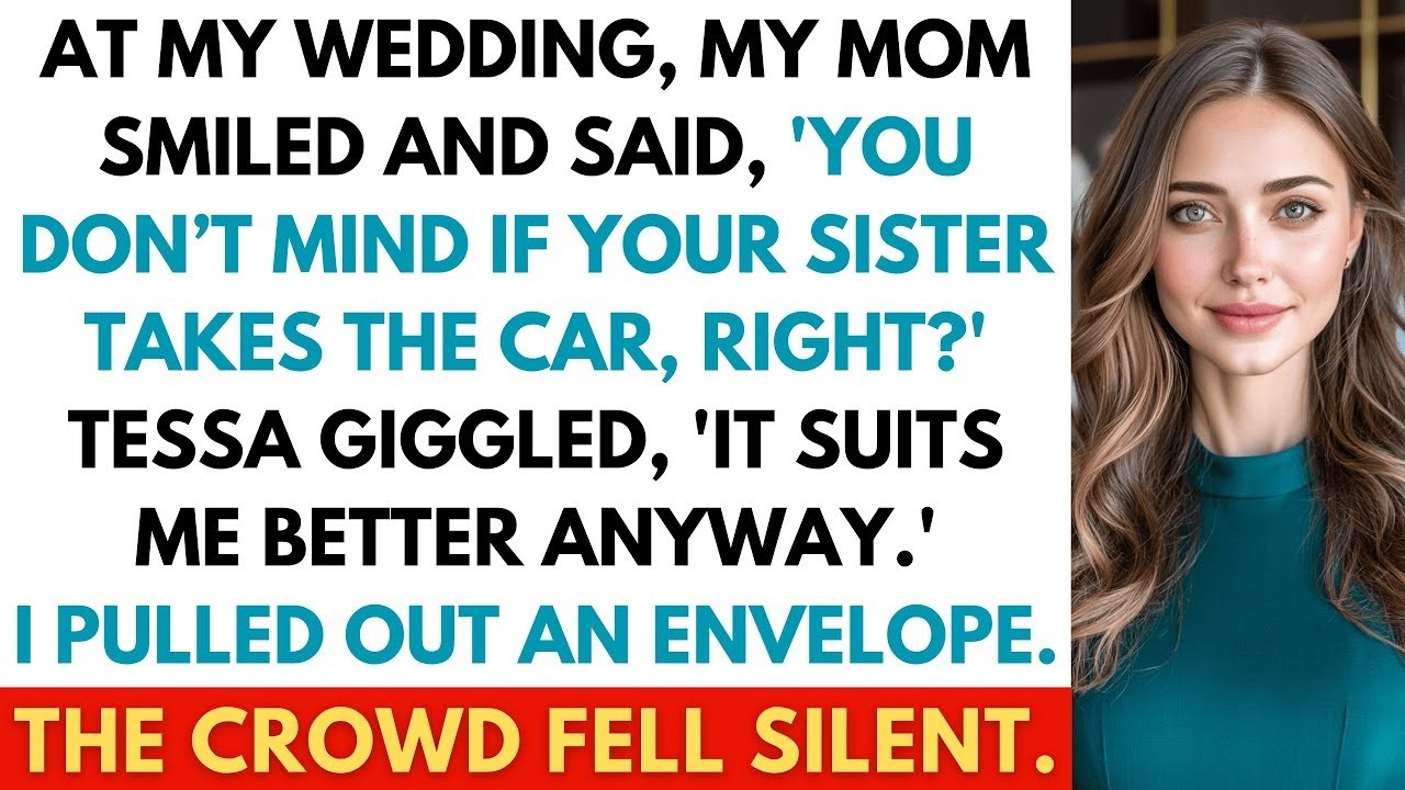 At My Wedding, My Mom Smiled And Said, “Your Sister Deserves The Car His Parents Gave You, Not You