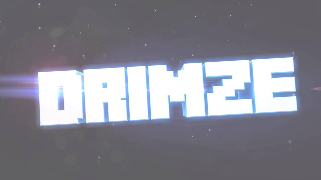 INTRO - Drimze - 3D Text