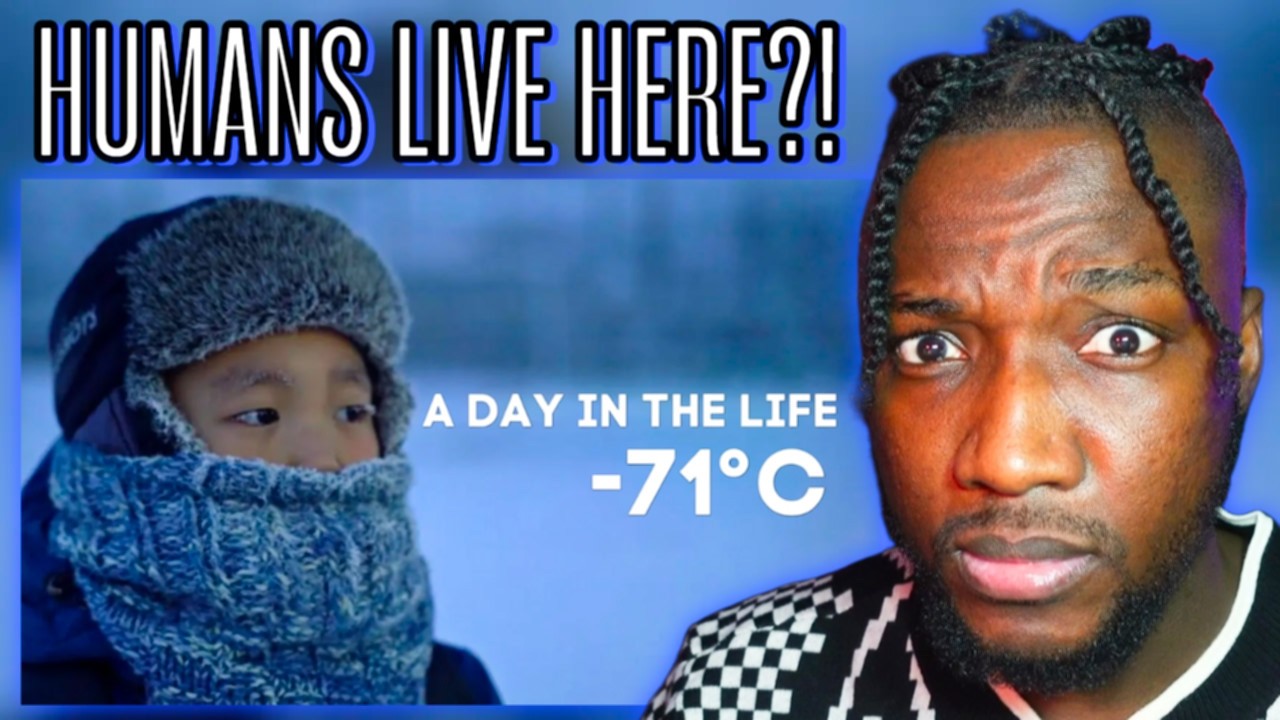 Реакция африканцев на самый холодный климат на планете!! −71°C (−95°F)