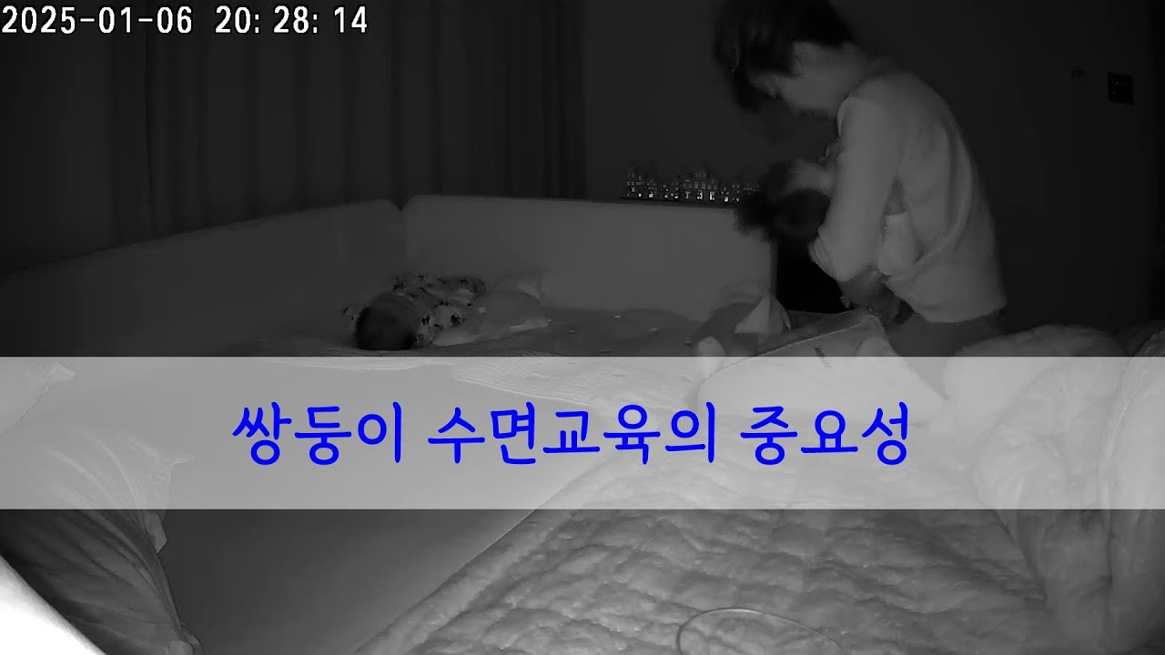 쌍둥이 혼자 재우기feat 할머니없는 2시간