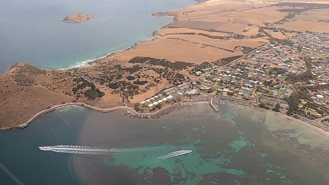 Flying over Fleurieu Peninsula, South Australia 4K