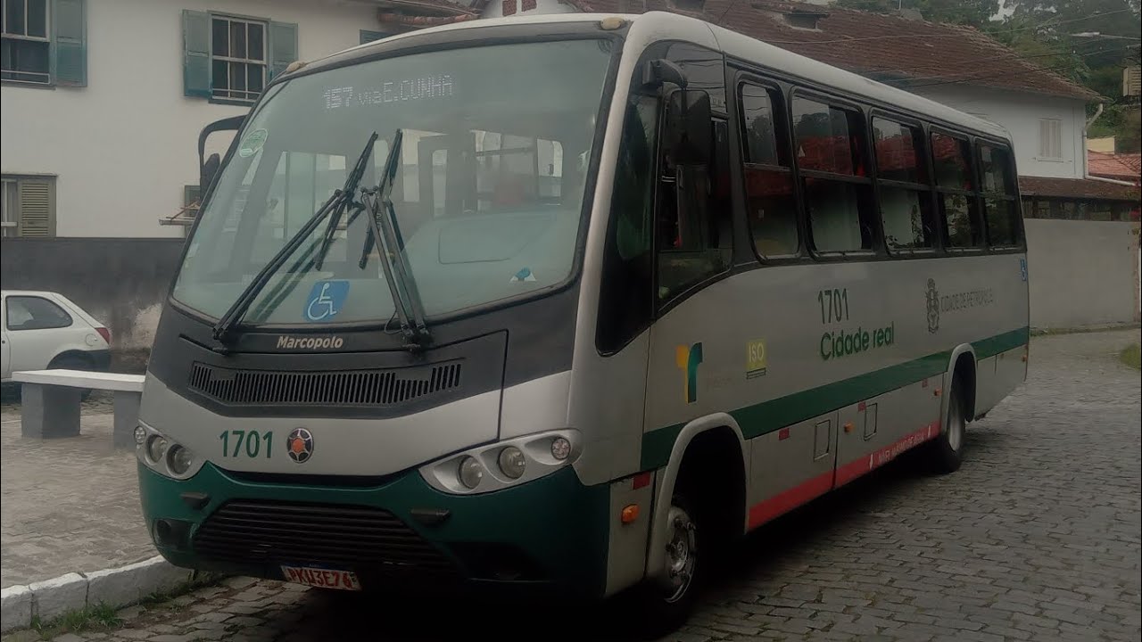 157 Centro X Praça Catulo com o Marcopolo Sênior Micro 2015 Da Cidade Real (Carro 1701)