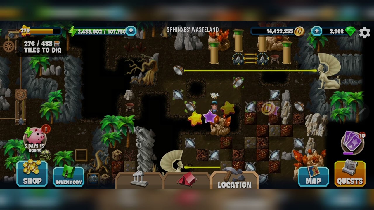 Sphinxes' Wasteland|Never ending fantasy Remastered|Diggy's Adventure 