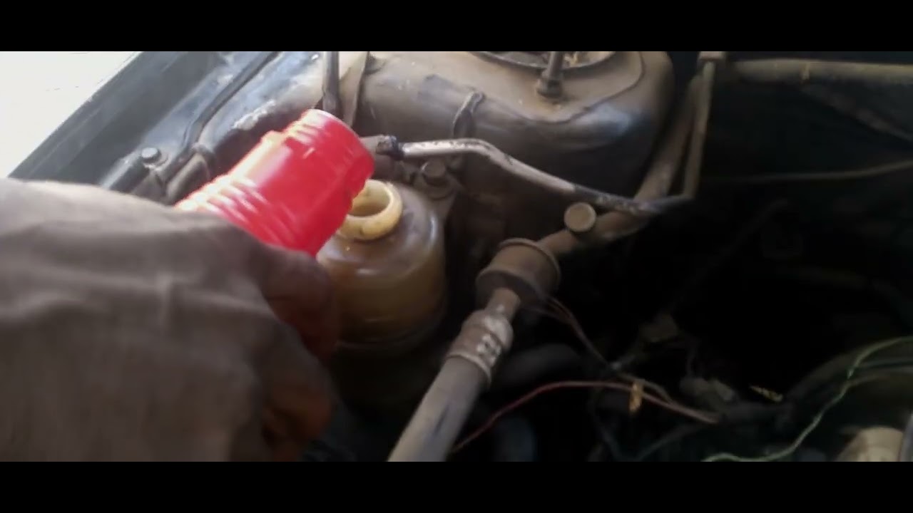 how to top-up Automatic transmission  fluid for power steering cars.